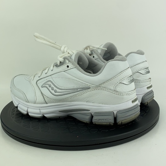 Saucony Echelon LE White Walking Running Comfort Shoes 15173-1 Women's Size 7 - Picture 7 of 14